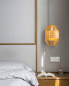 Slatted Cage Wooden Pendant Light