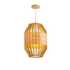 Slatted Cage Wooden Pendant Light
