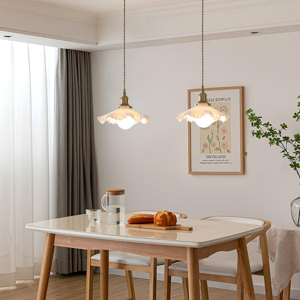 Small Floral Pendant Lamp