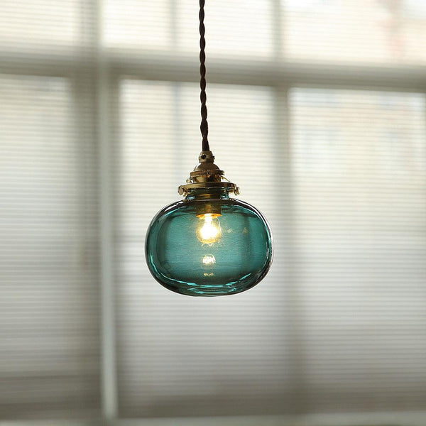 small-retro-handmade-glass-pendant-light
