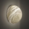 Snowflake Alabaster Wall Sconce