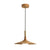 Solid Wood Disc Pendant Light