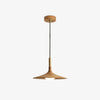 Solid Wood Disc Pendant Light