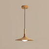 Solid Wood Disc Pendant Light