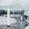 Stacked Alabaster Squares Floor Lamp