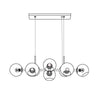Staggered Glass Chandelier
