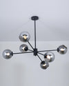 Staggered Glass 6 Light Chandelier