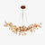 Stone Crystal Brass Chandelier