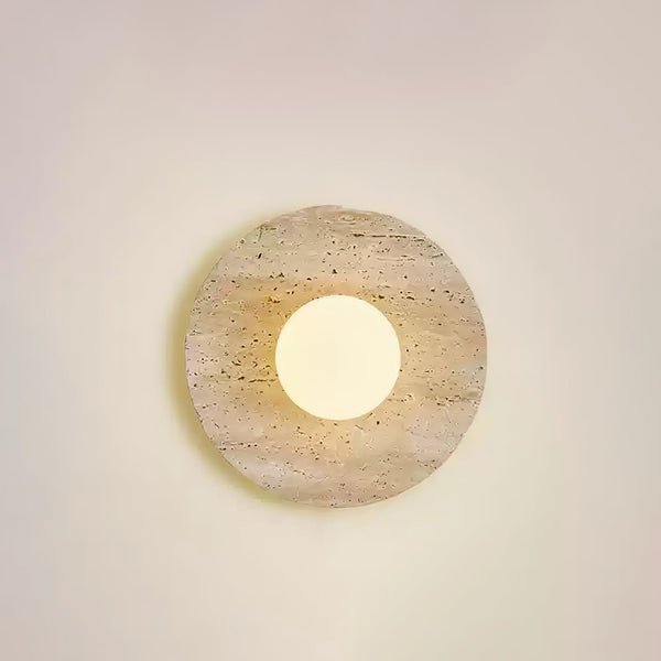 Stone Lunar Eclipse Wall Light