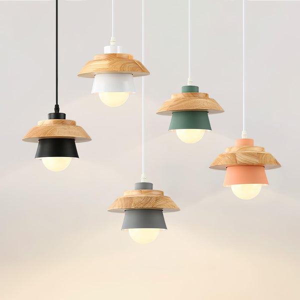 Stone Wood Pendant