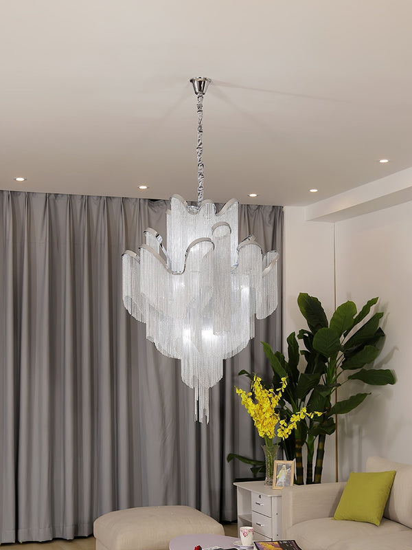 Stream Chain Chandelier