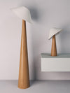 Tilt Hat Wooden Floor Lamp