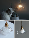 Transparent Crystal Pendant Light