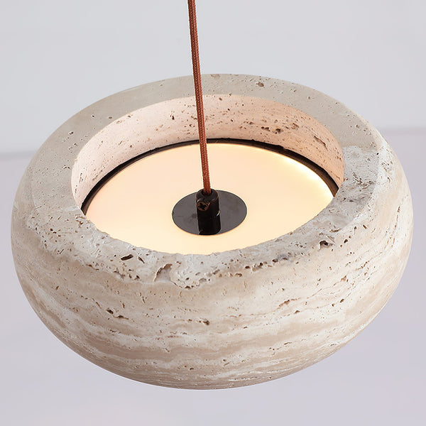 travertine-drum-pendant-lamp