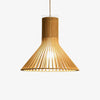 Trumpet Wood Art Pendant Light