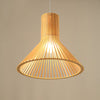 Trumpet Wood Art Pendant Light