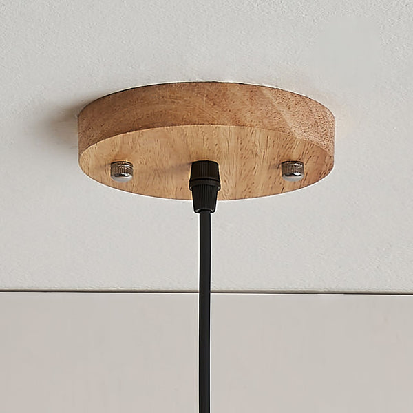 Trumpet Wood Art Pendant Light