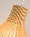 Trumpet Wood Art Pendant Light