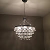 Unique Tiered Crystal Chandelier