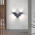 V Shaped Waterproof Led Black Modern Outdoor Wall Lamp