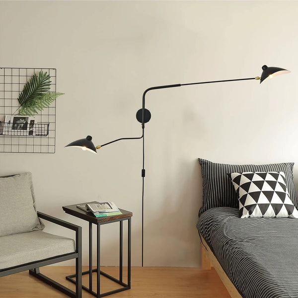 Serge Mouille Plug In Wall Lamp
