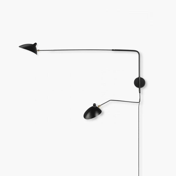Serge Mouille Plug In Wall Lamp