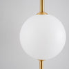 Vertical Globe Wall Lamp