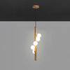 Vertical Orb Timber Pendant Lamp