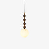 Vertical Walnut Balls Pendant Lamp