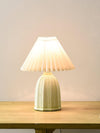 Vintage Pleated Table Lamp
