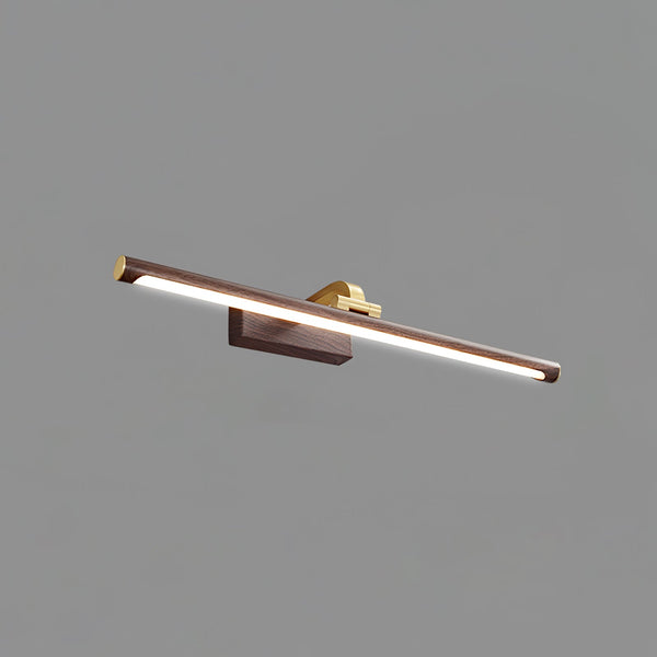 Walnut Linear Led Wall Light