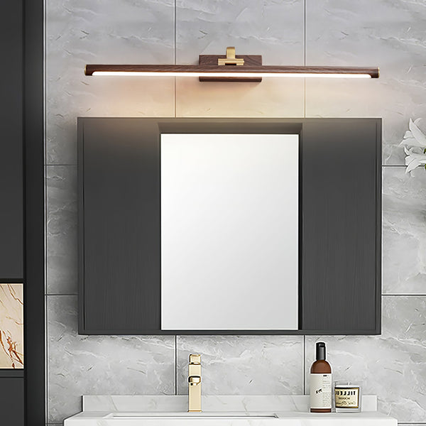 Walnut Linear Led Wall Light