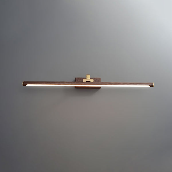 Walnut Linear Led Wall Light