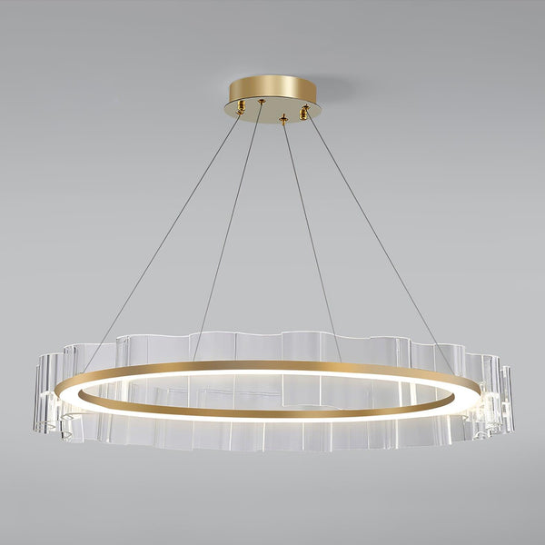 Water Wave Glass Chandelier