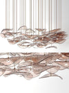Wave Leaf Gasolier Floating Chandelier