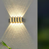 Black Gold Aluminum Led Outdoor Up Down Wall Light