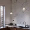 White Alabaster Pendant Light