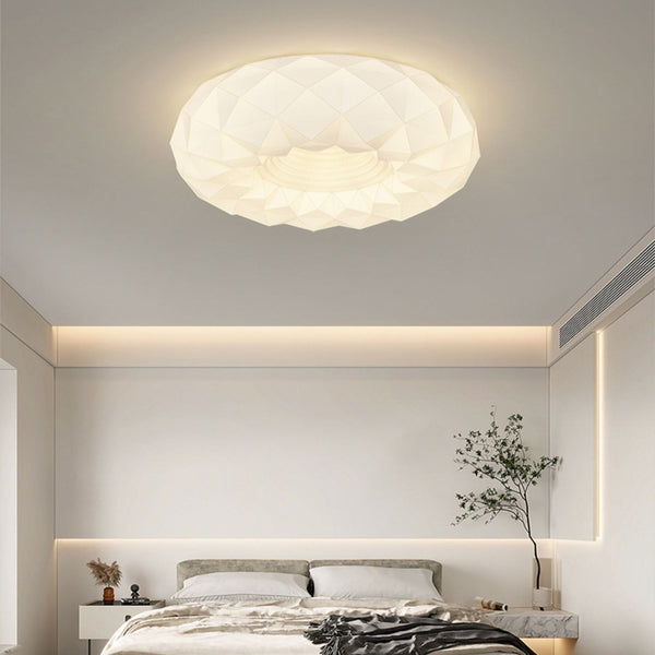 White Honeycomb Ceiling Lamp