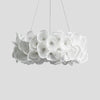 White Hydrangea Pendant Lamp