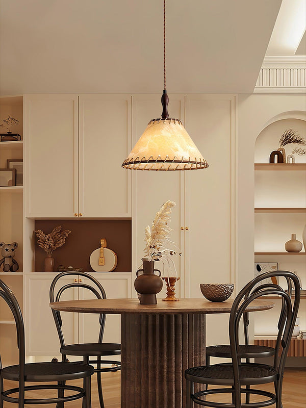 Wood And Fabric Series Pendant Lamp
