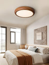 Wood Grain Round Ceiling Lamp