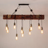 Wood Hanging Multi Chandelier