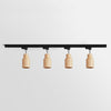 Wood Track Ceiling Lamp