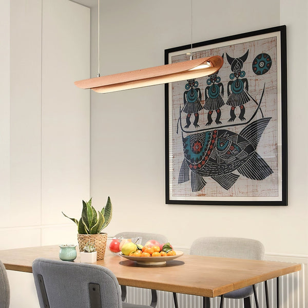 Wooden Boat LED Pendant Light