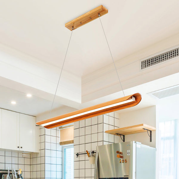 Wooden Boat LED Pendant Light