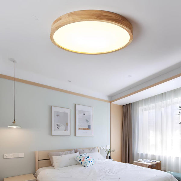 Wooden Geometric Ceiling Light