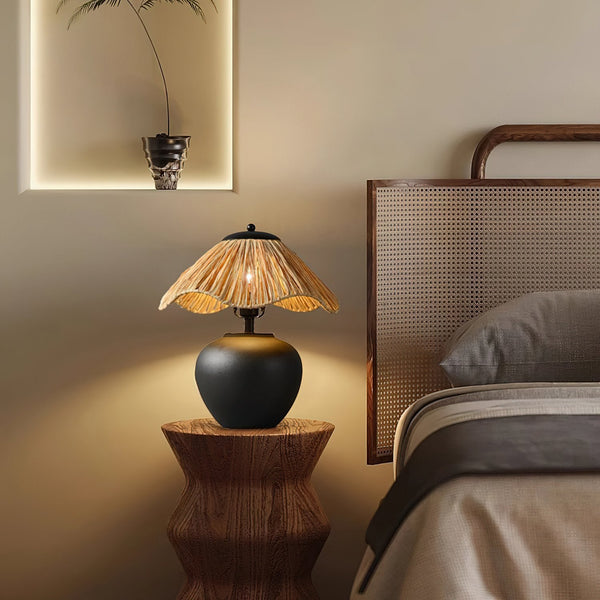 Woven Ceramic Table Lamp