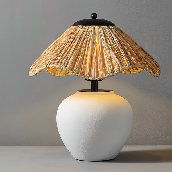 Woven Ceramic Table Lamp