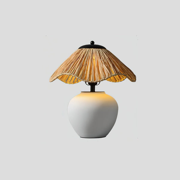 Woven Ceramic Table Lamp