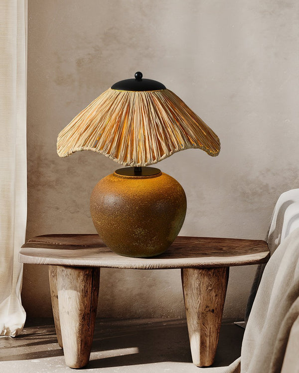 Woven Ceramic Table Lamp